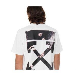 OFF-WHITE Men’s CARAVAGGIO ARROW T-SHIRT White Large 2013